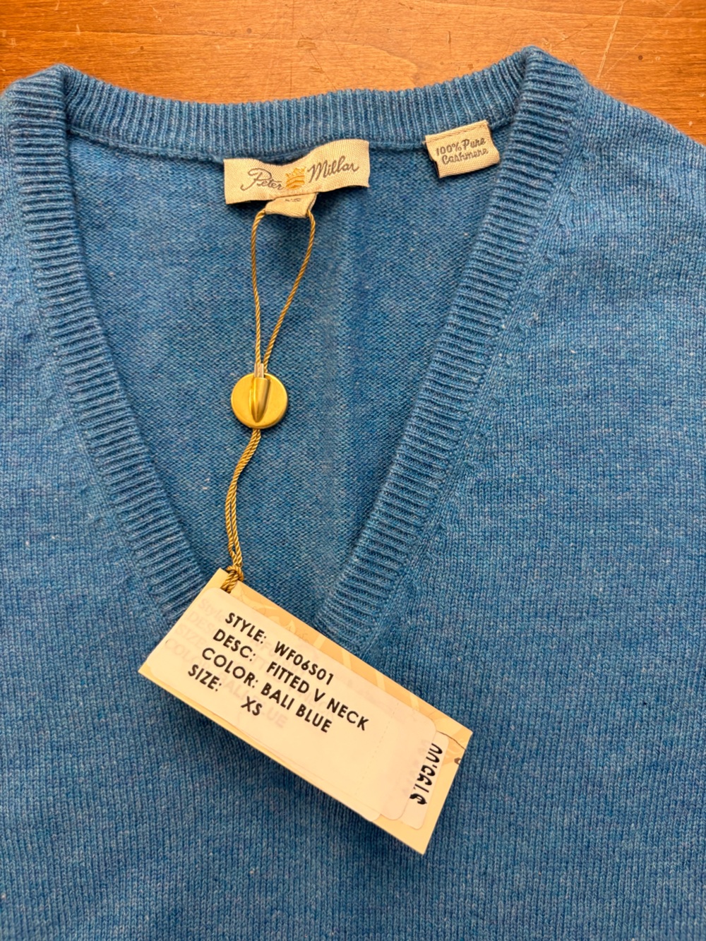 Peter Millar women’s v neck Cashmere sweater XS